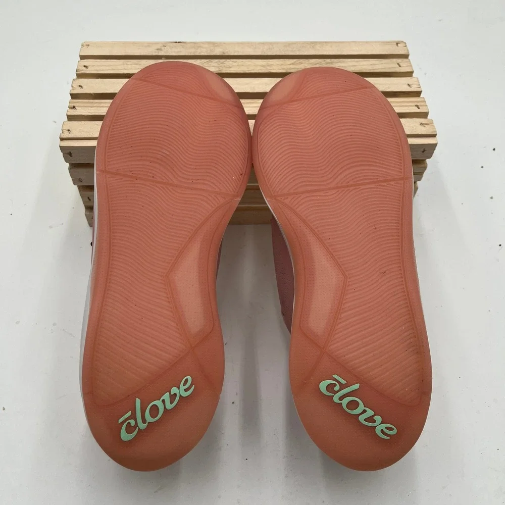 Clove Nursing Shoes Classic Water Resistant Slip On Pink Womens Size 9